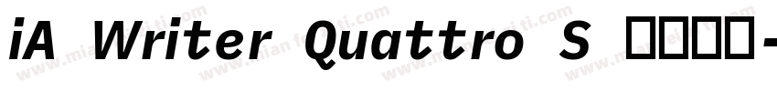 iA Writer Quattro S 字体下载字体转换